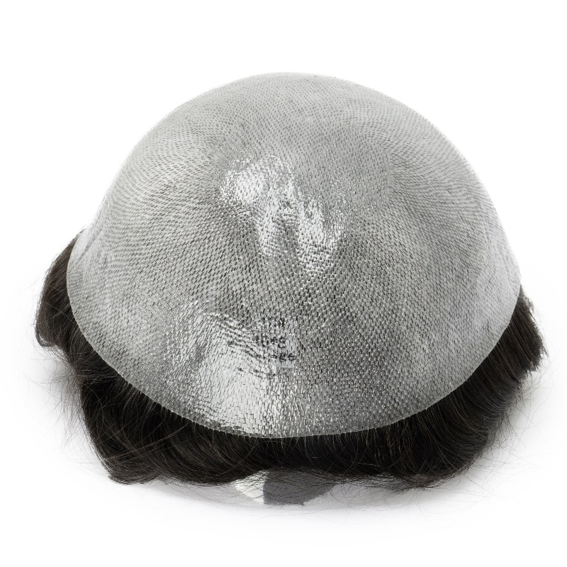 0608V|0.06-0.08 mm V - Loop | Bio - Skin - Haarsystem für Männer | Kein Glanz bei Licht, Paßt gut zu Ihrer Haut