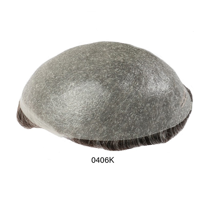 0406K | 0.04-0.06 mm Single Split Knots Vollständig Ultra - dünne Skin - Einzelsplit - Knoten - Basis | Upgraded Mirage | Männer - Toupee | Die Wahl von Promis