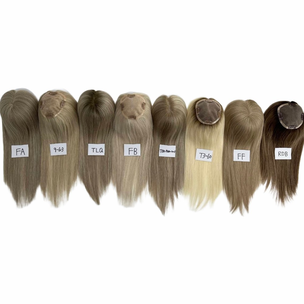 5''x5'' Mono| Feines Mono Hochwertiges Remy Echthaar-Haarteil für Damen mit feinem brasilianischem Remy Haar