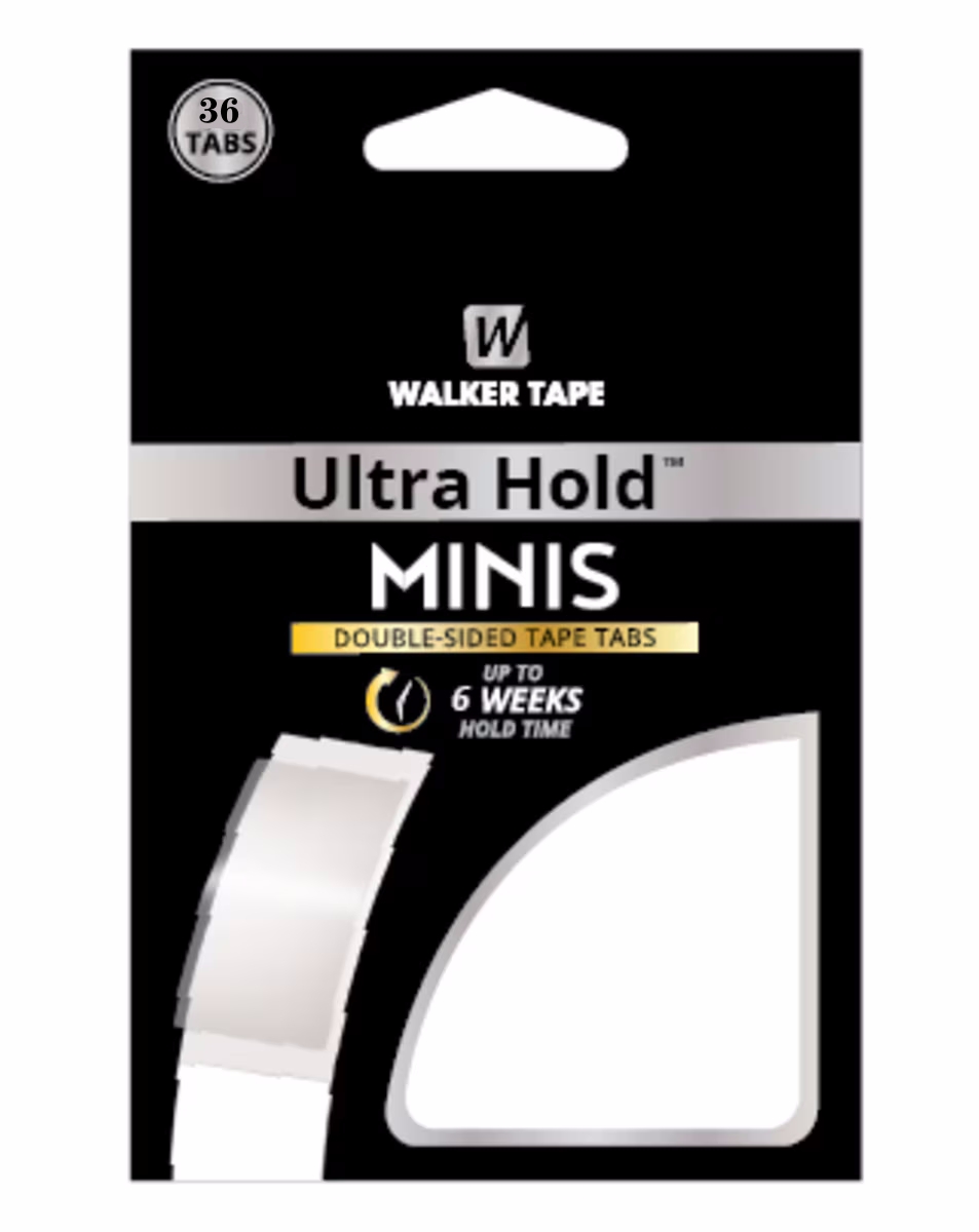 Walker Tape Ultra Hold Minis - Doppelseitige Klebepads für Haarsysteme (36 Stück)